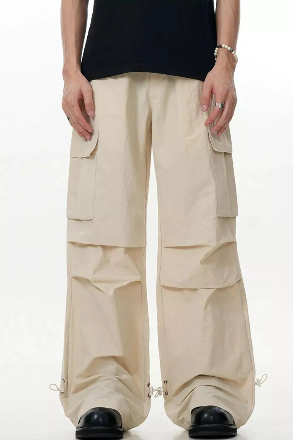 Men's Loose Fit Multi-Pocket Cargo Pants Simply Love