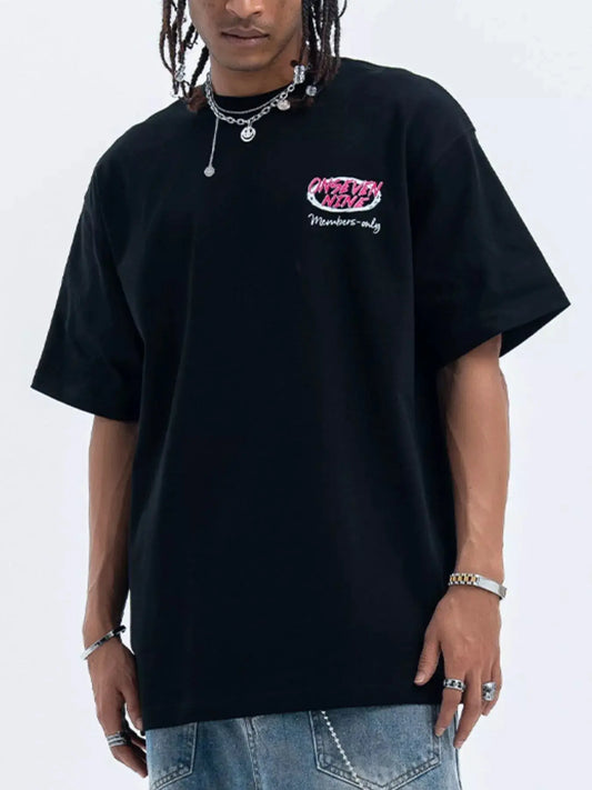 Men's Graphic Short Sleeve Oversized T-Shirt Simply Love