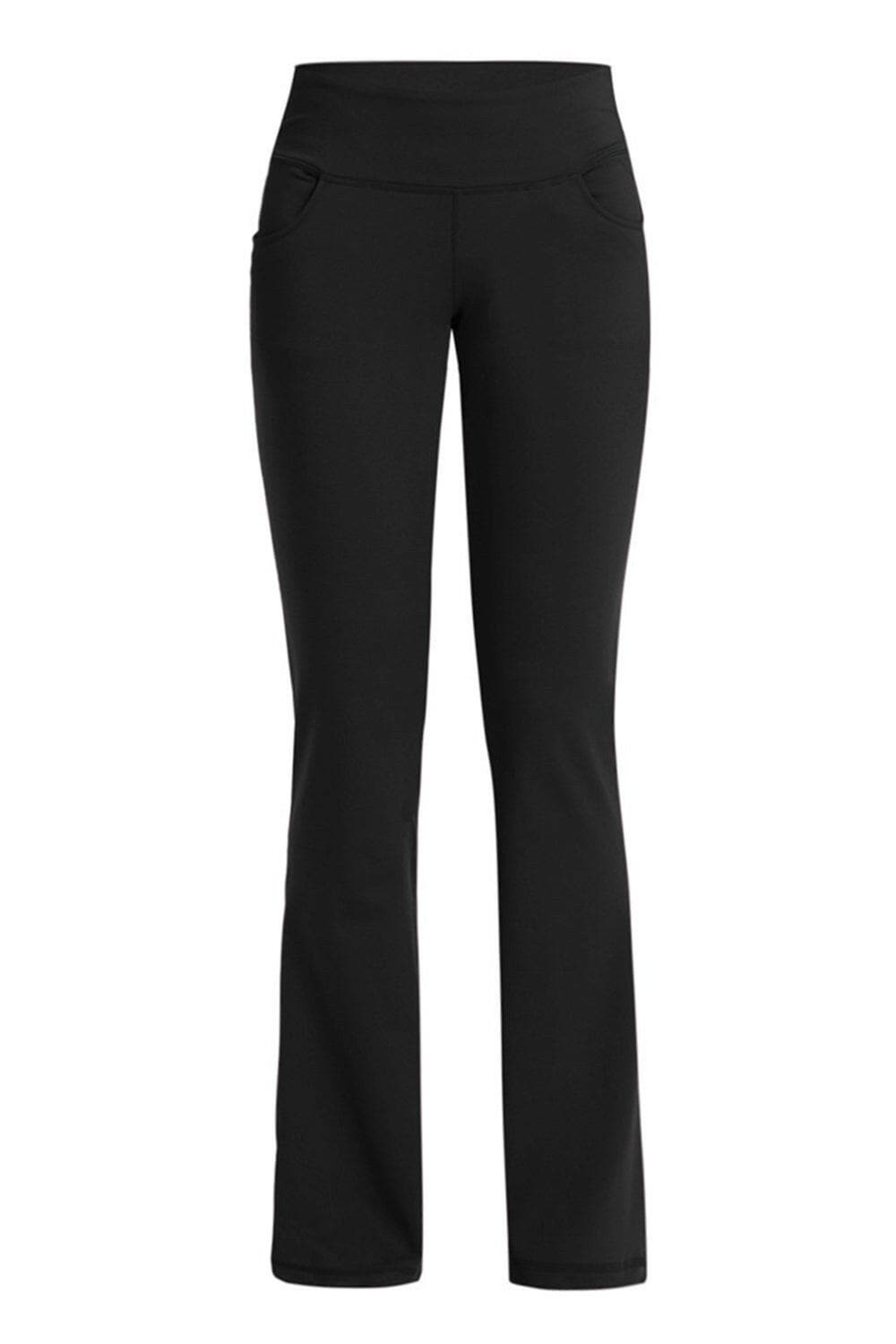 Pocketed High Waist Active Pants.