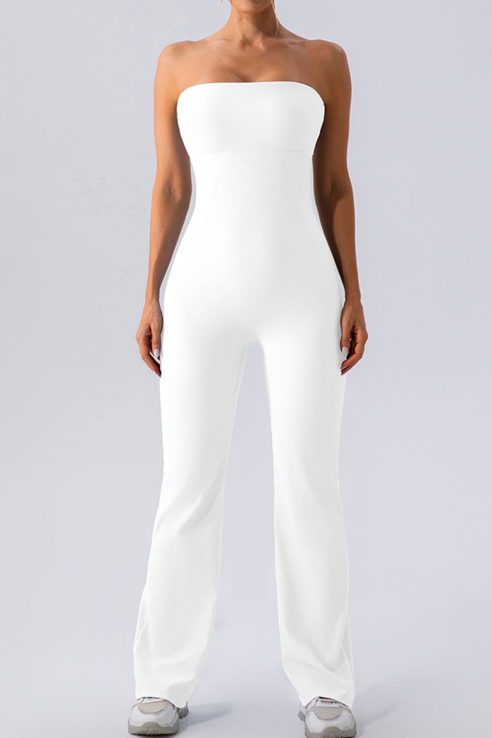 Sleeveless Straight Active Jumpsuit.