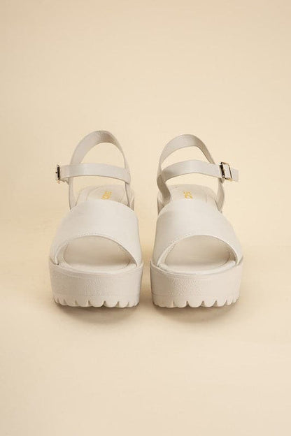 STACIE-S Platform Sandals.