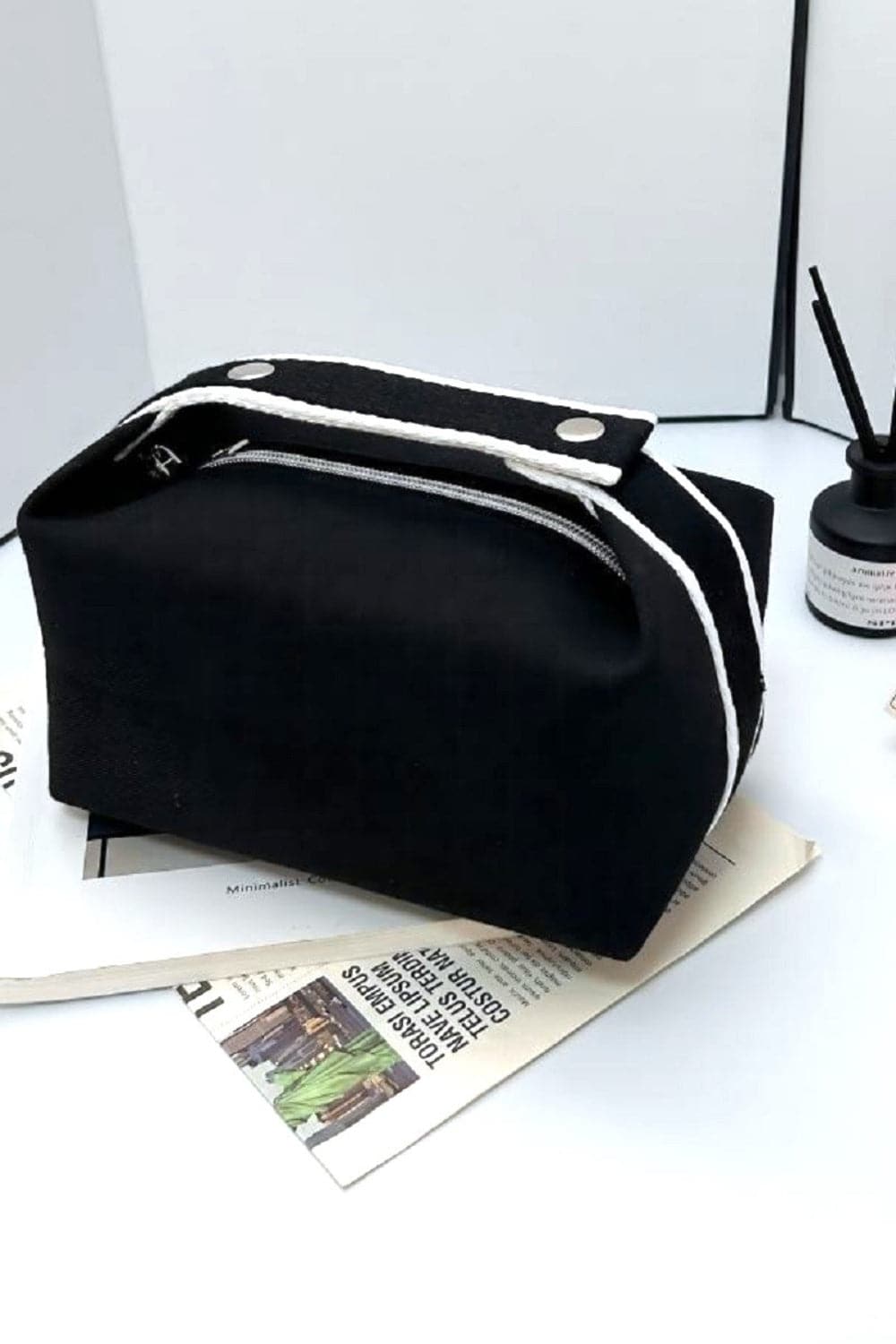 Zenana Waterproof Canvas Travel Cosmetic Bag.