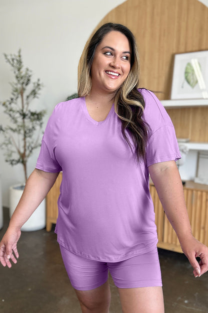 ShopBasicbae: Bamboo V-Neck Set