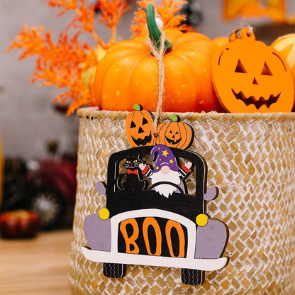 Car-shaped Halloween decor set