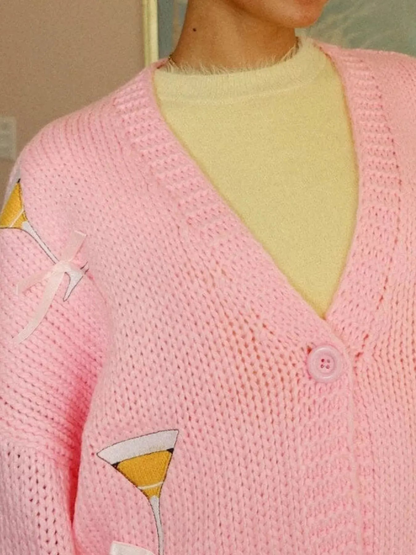 Cocktail Button Up Cardigan Simply Love