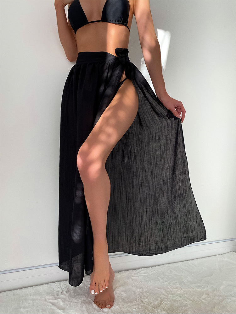 Sexy Thong Bikinis Solid 3 Piece Swimsuit Women Triangle Bathing Suits Swimwear Bella Mia