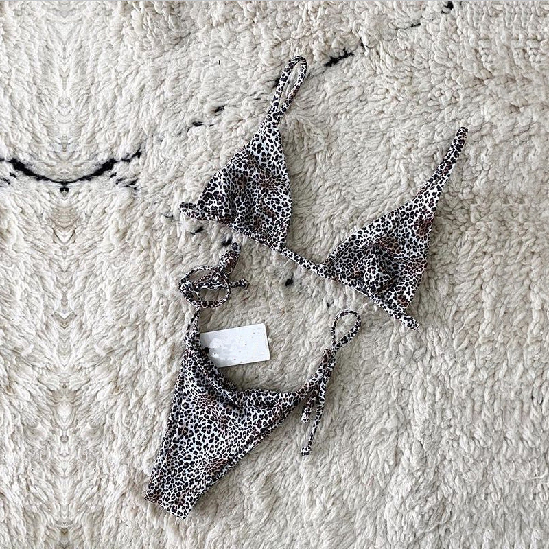 Sexy Micro Mini Bikini Set Solid Swimsuit Women Thong Bathing Suit Swimwear Bella Mia