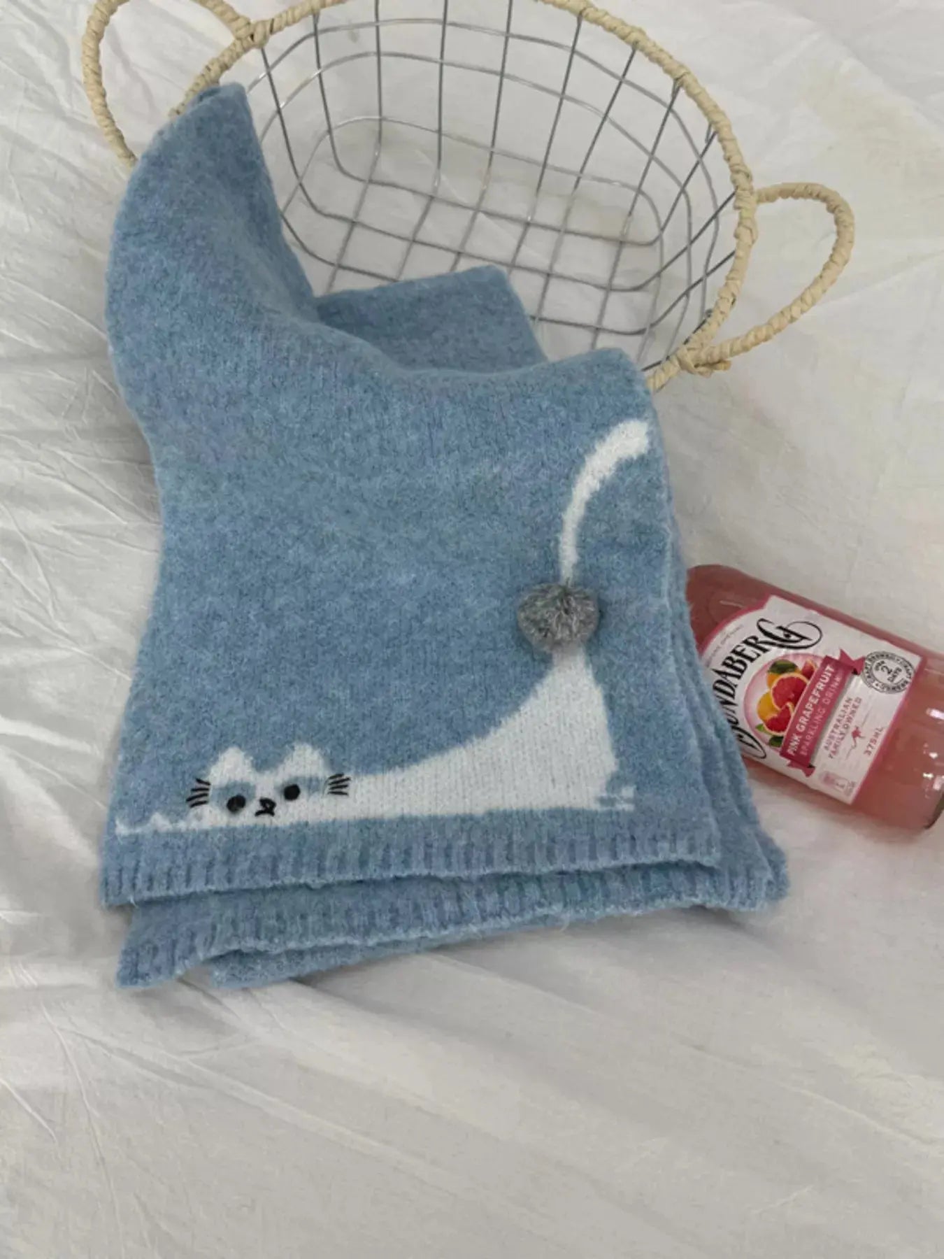 Cute Cat Knitted Scarf Simply Love