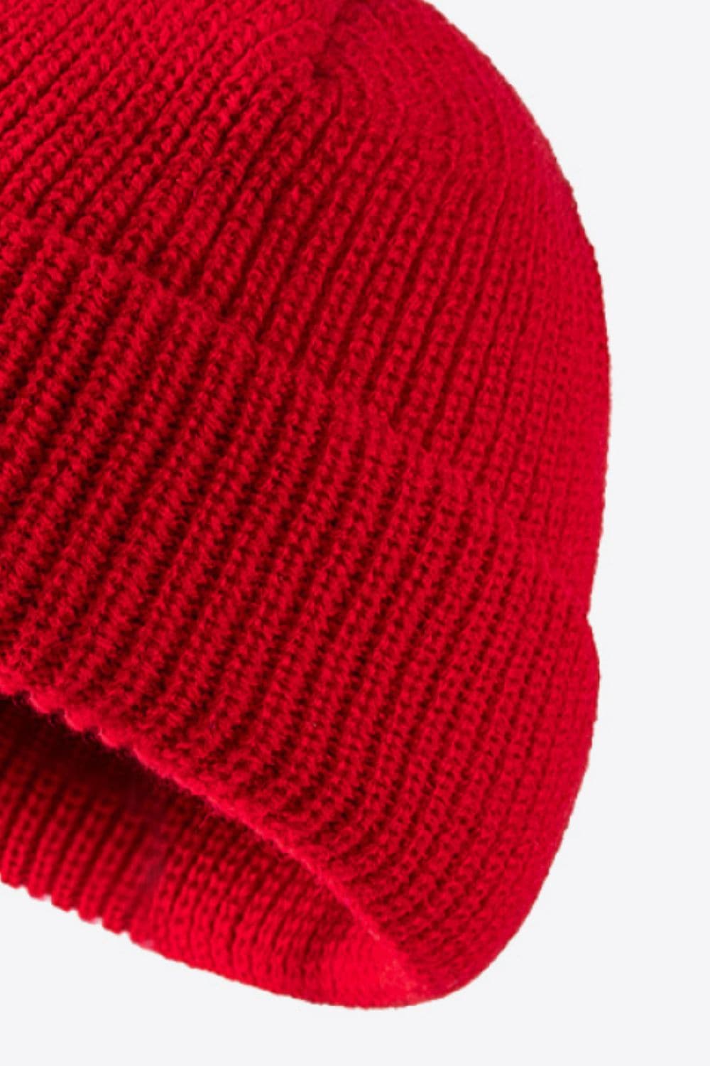 Calling For Winter Rib-Knit Beanie.