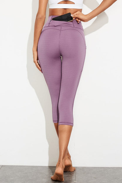 Waistband Active Leggings with Pockets.