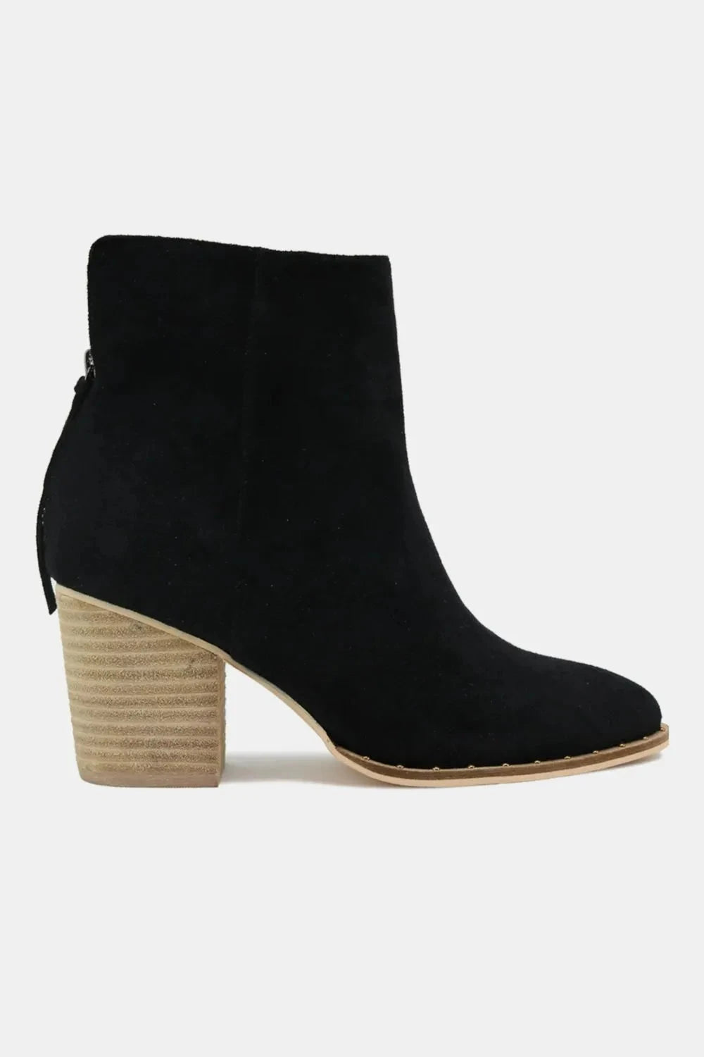 Beast Fashion Suede Point Toe Ankle Booties Coco’s Tee Boutique