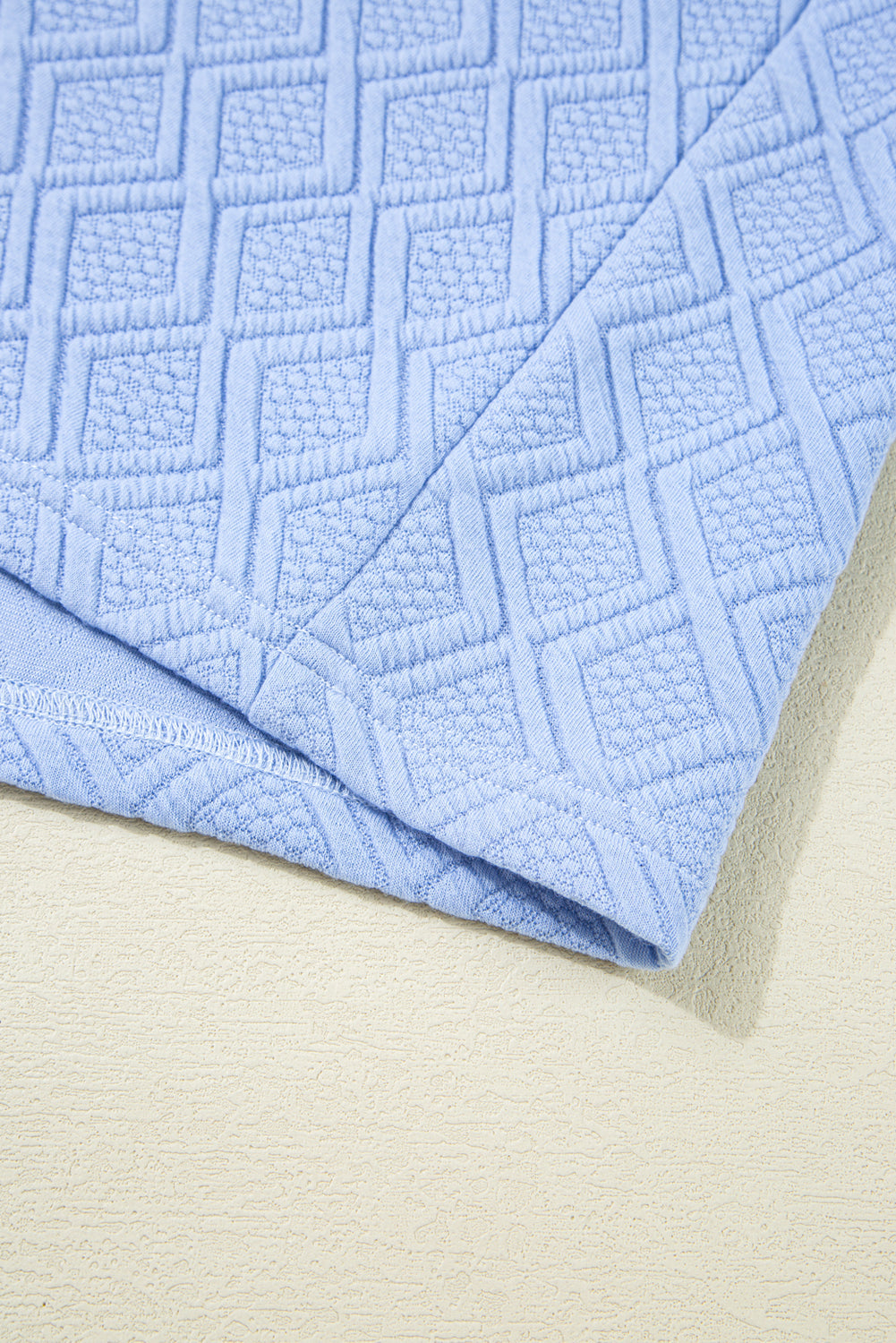 Beau Blue Striped Pop of Color Collared Checkered Textured Plus Size Dress Divine Design4U