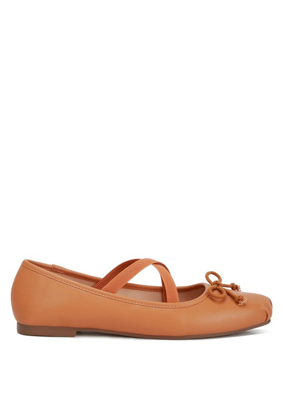 Leina eco ballet flats - recycled faux leather