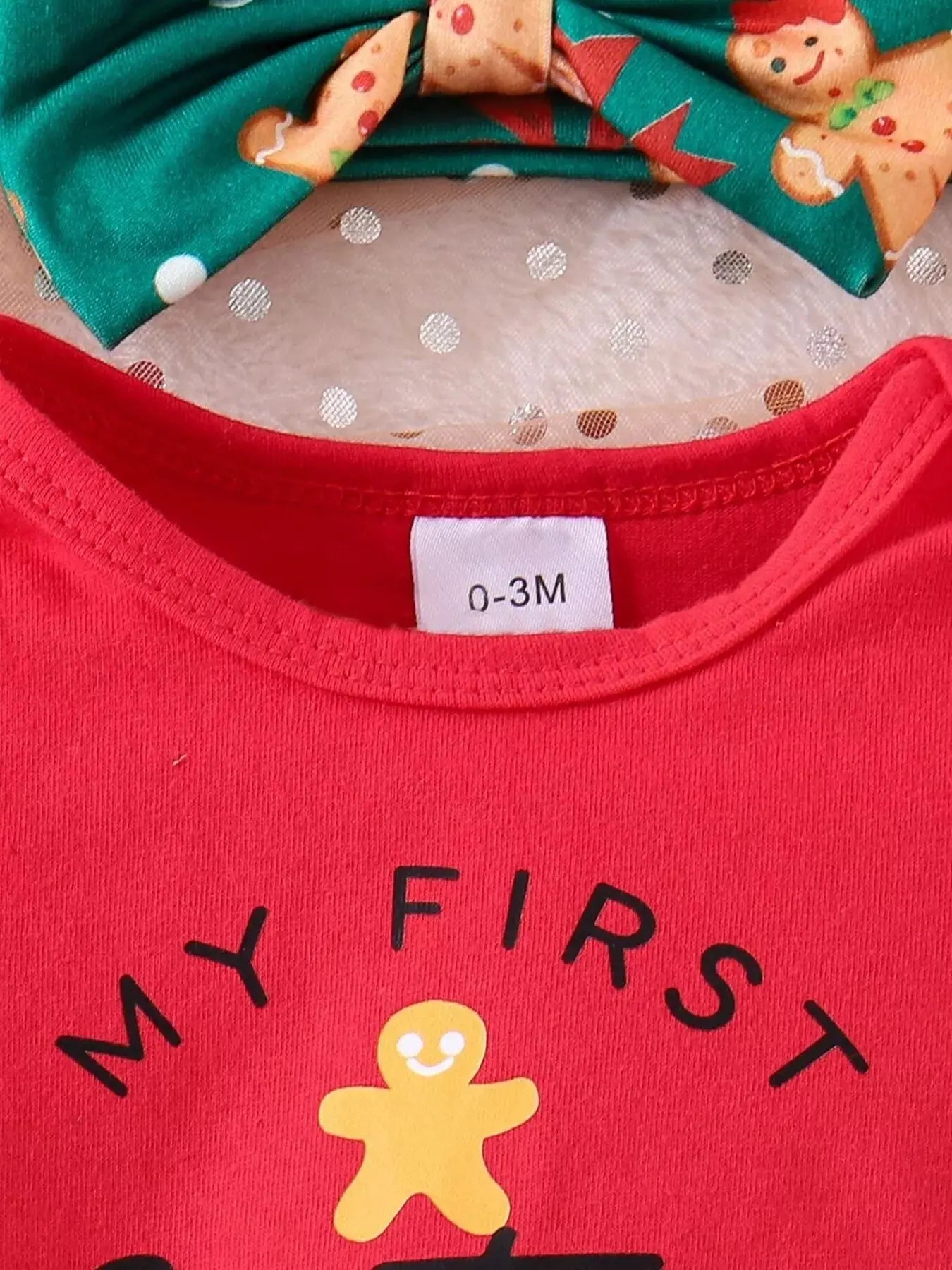 Children's My First Christmas Ruffle Sleeve Set Simply Love