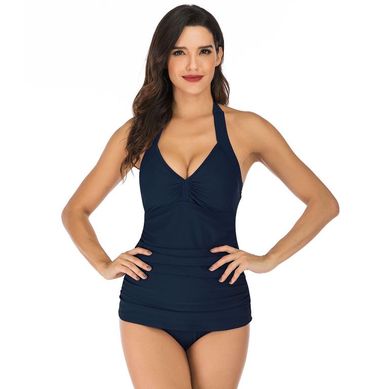 Bikini Swimsuit Sexy Swimsuit Gradient Print Halter Split Swimsuit Women Bella Mia