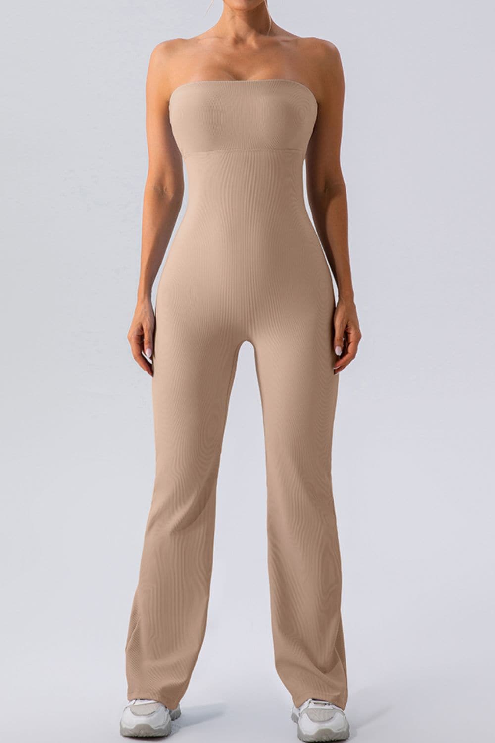 Sleeveless Straight Active Jumpsuit.