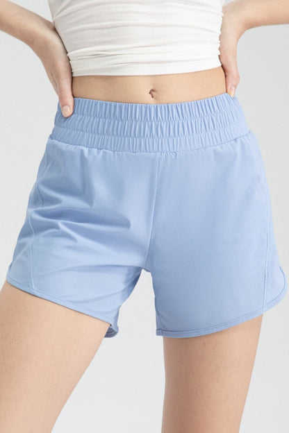 Elastic Waist Active Shorts.