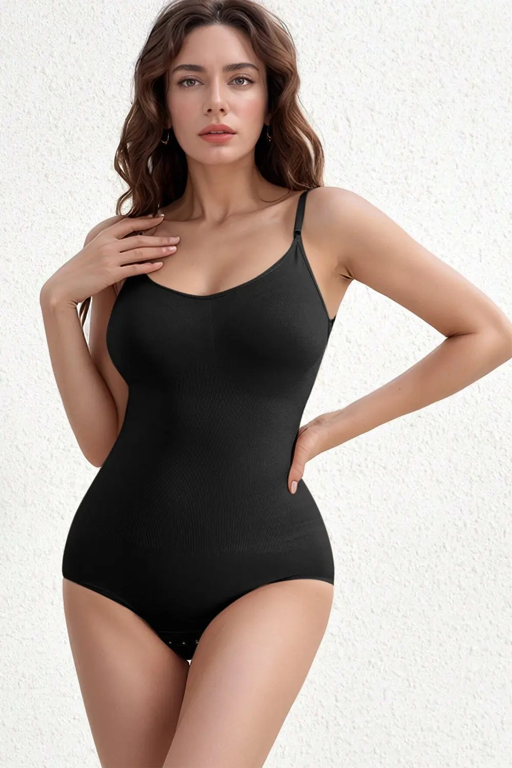 Basic Bae Full Size Scoop Neck Butt Lifting Bodysuit - Love Salve