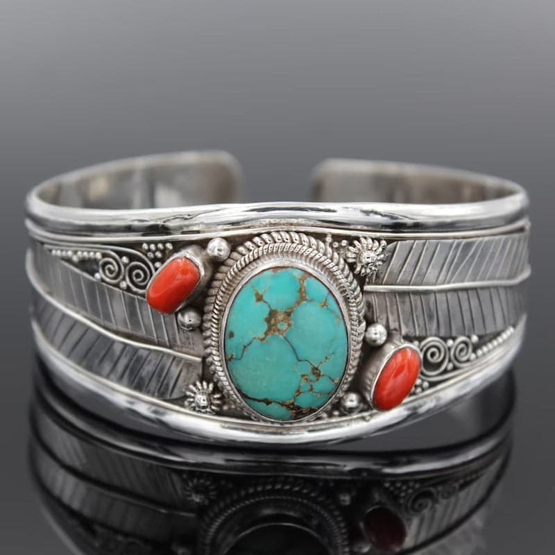 Turquoise Open Bracelet.