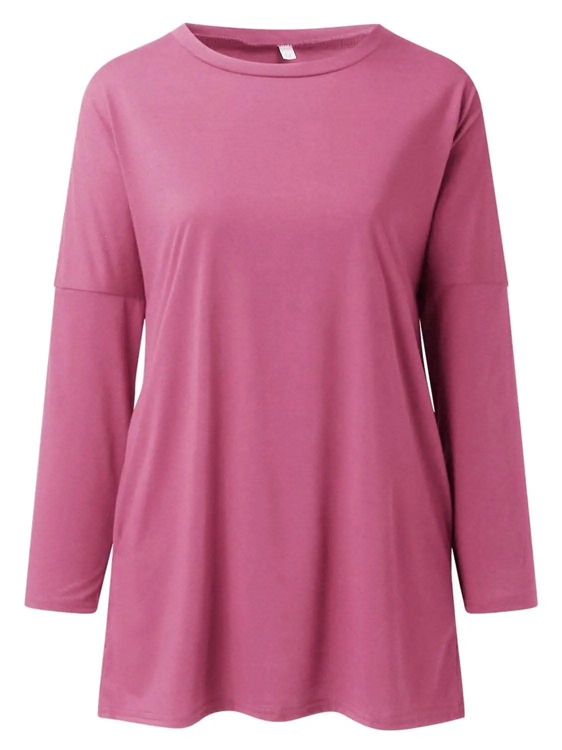 Pocketed long sleeve tee - chic style - Love Salve 