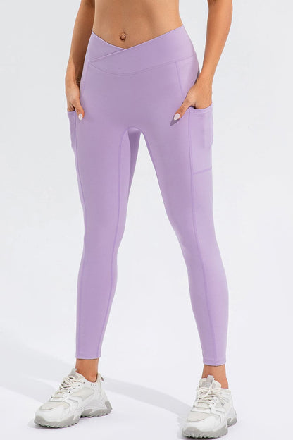 High Waist Active Leggings with Pockets.