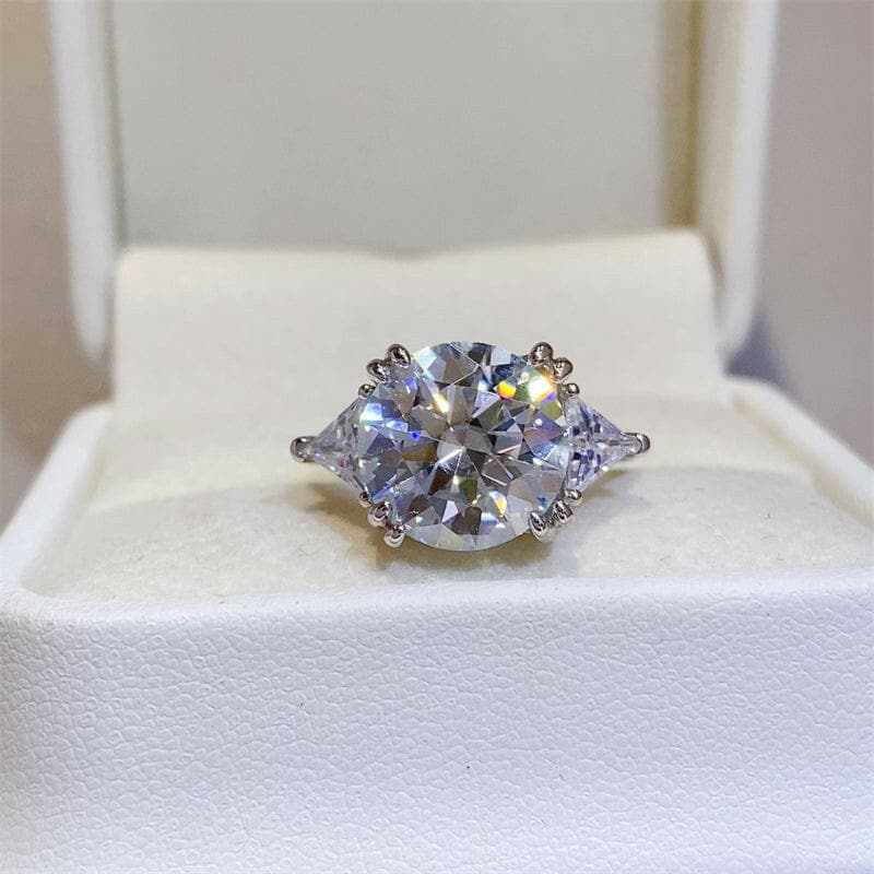 5 Carat Moissanite 925 Sterling Silver Ring.