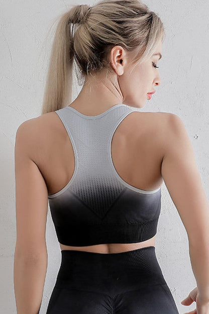 Gradient Sports Bra and Leggings Set.