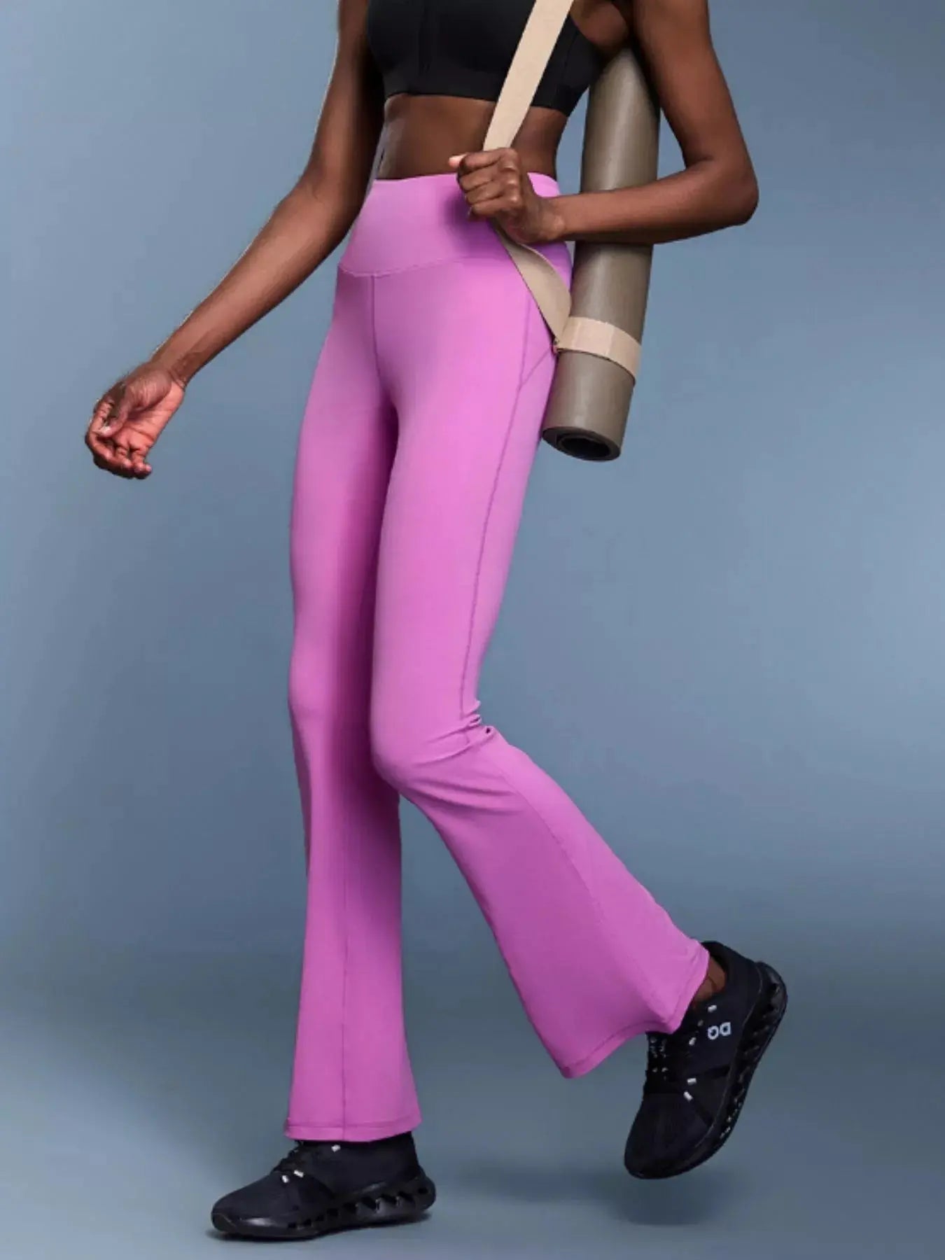 High-Waisted Flare Active Pants Simply Love
