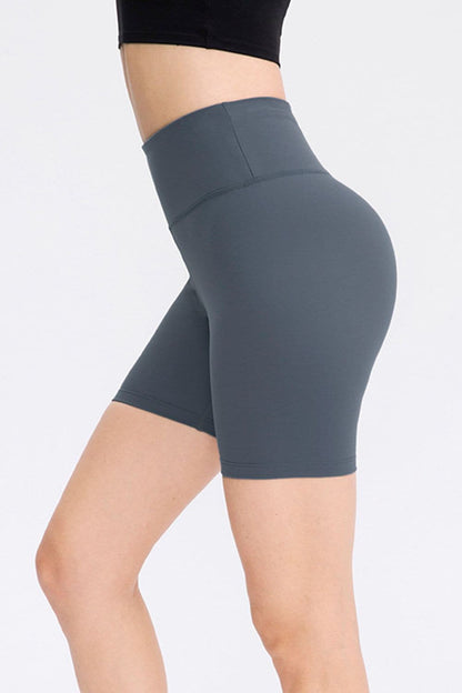 Wide Waistband Sports Shorts.