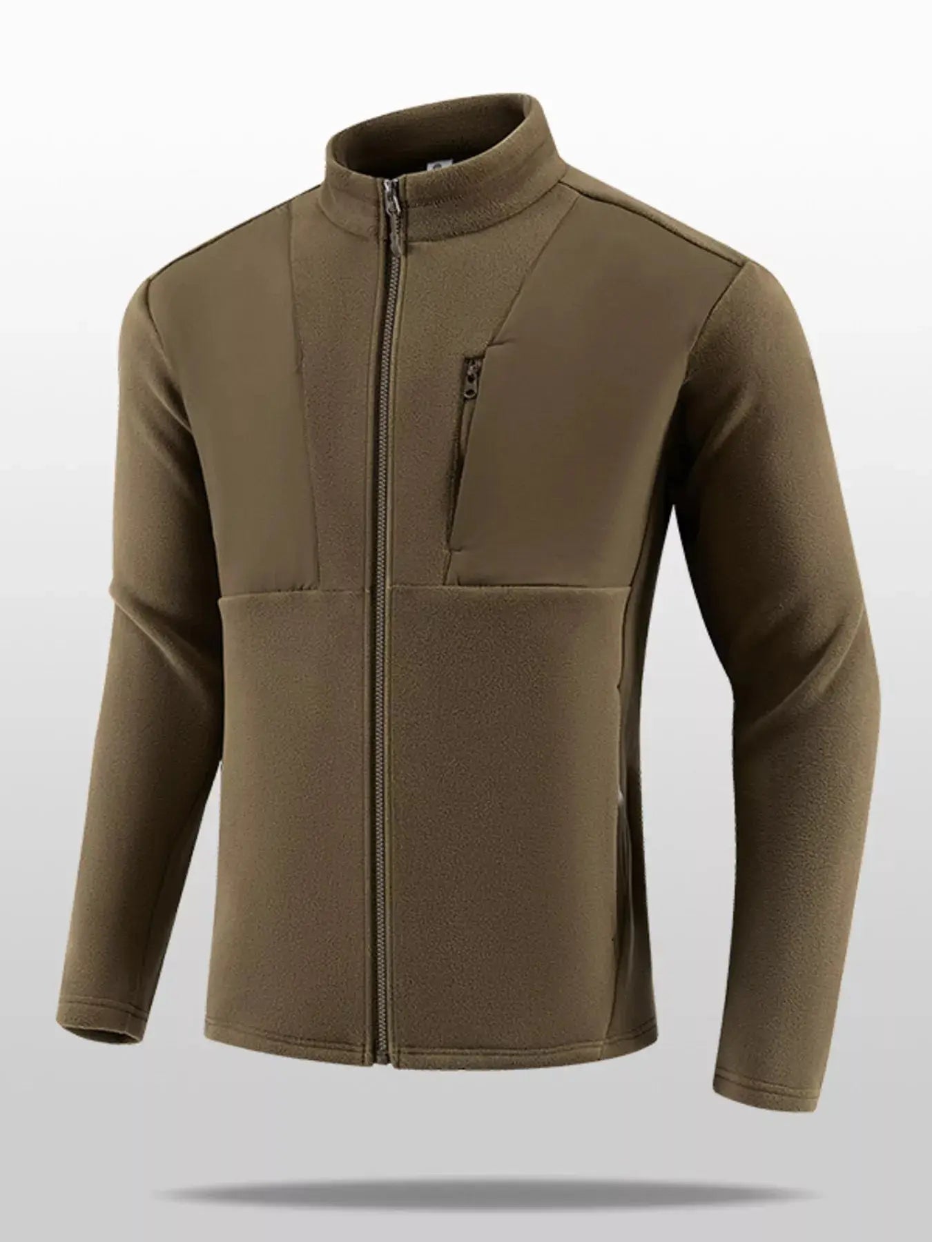 Men's Plus Size Full-Zip Fleece Jacket Simply Love