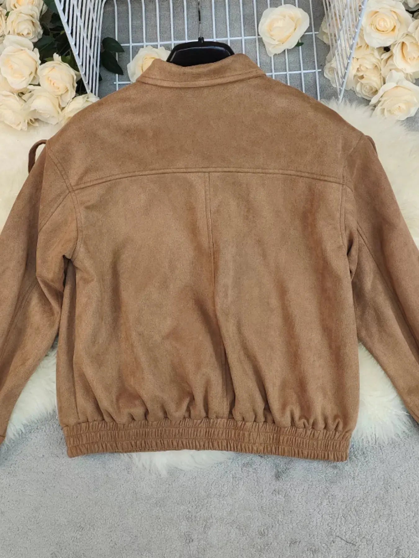 Zip Up Oversized Jacket Simply Love