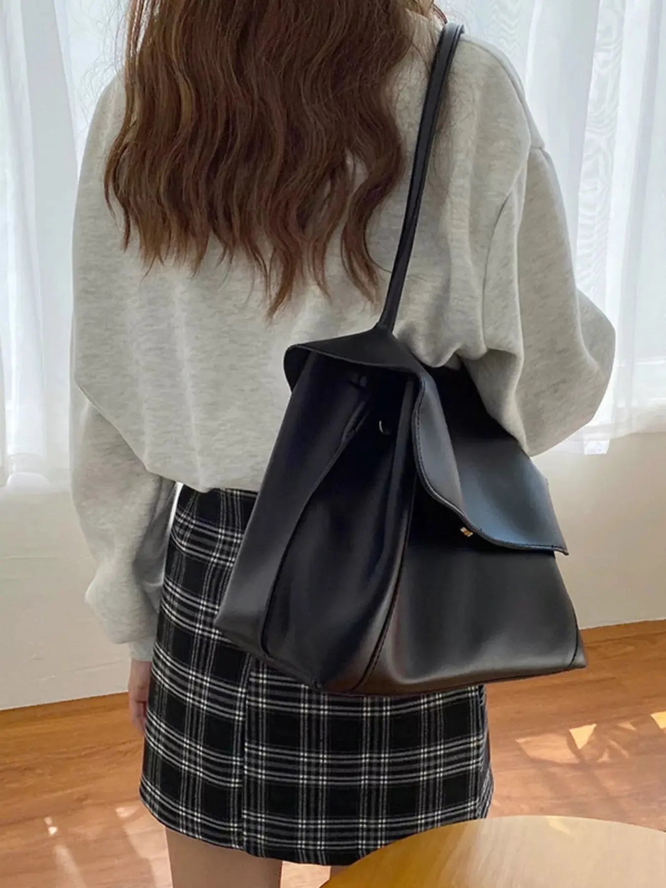 Flap Closure Crossbody Bag Simply Love