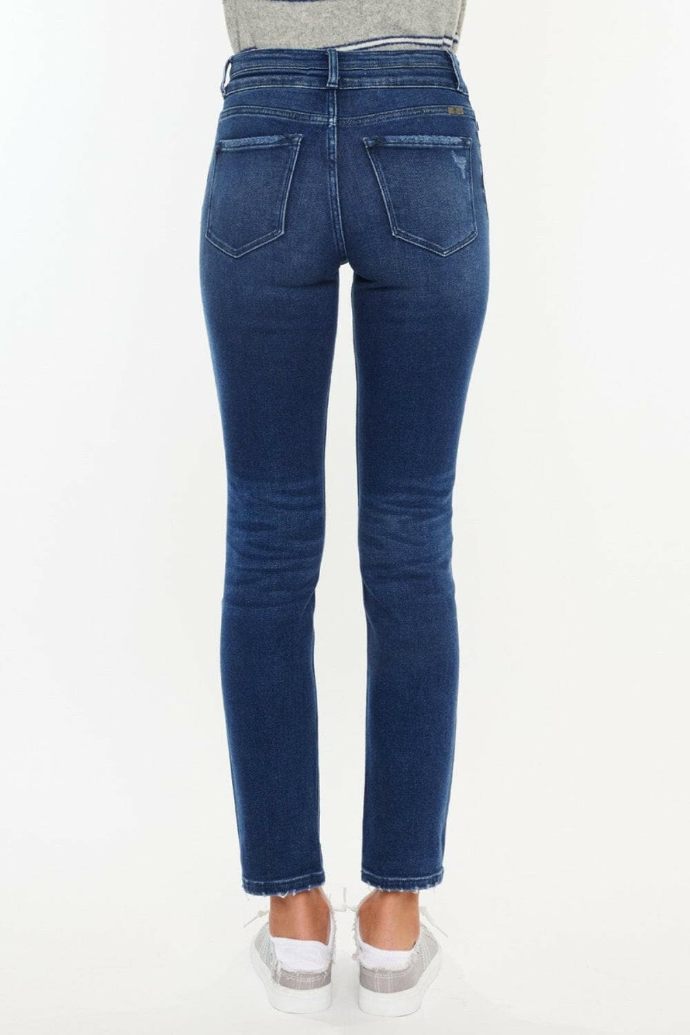 Kancan High Rise Slim Straight Jeans.