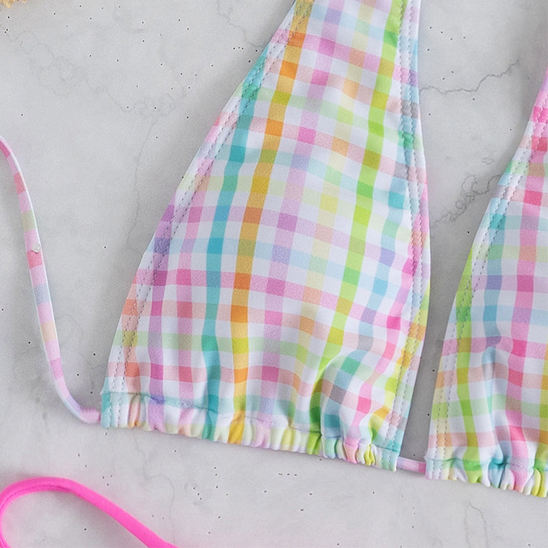 Halter Bikinis Triangle Swimsuit Women Thong Bathing Suits Swimwear Bella Mia