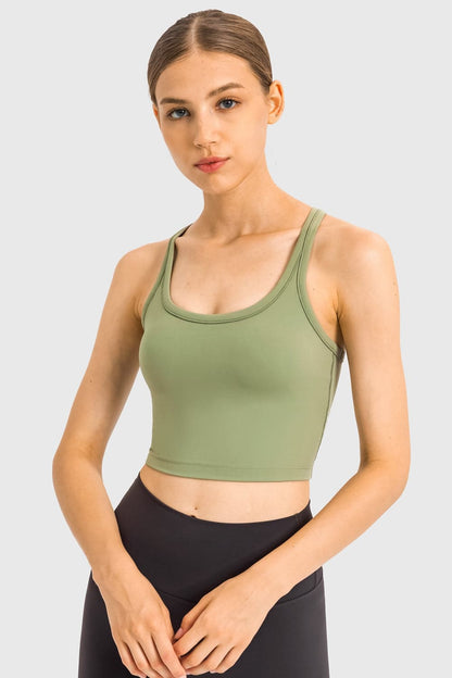 Racerback Sports Bra.