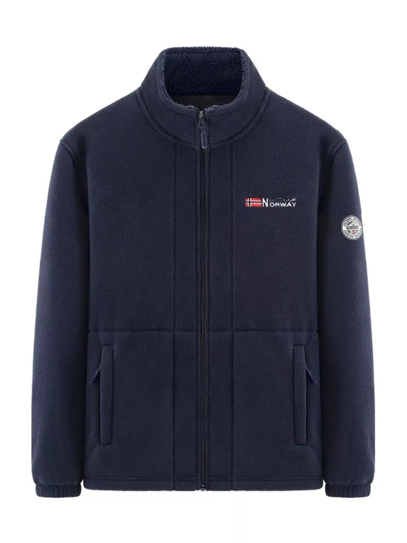 Men's Plus Size Zip Up Long Sleeve Jacket Simply Love
