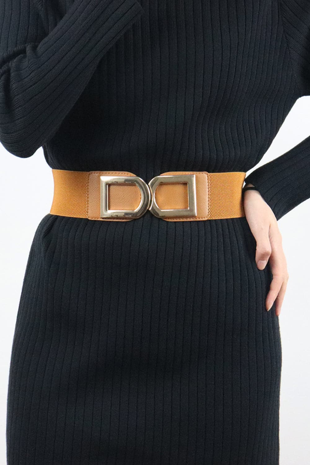 Double D Buckle PU Belt.