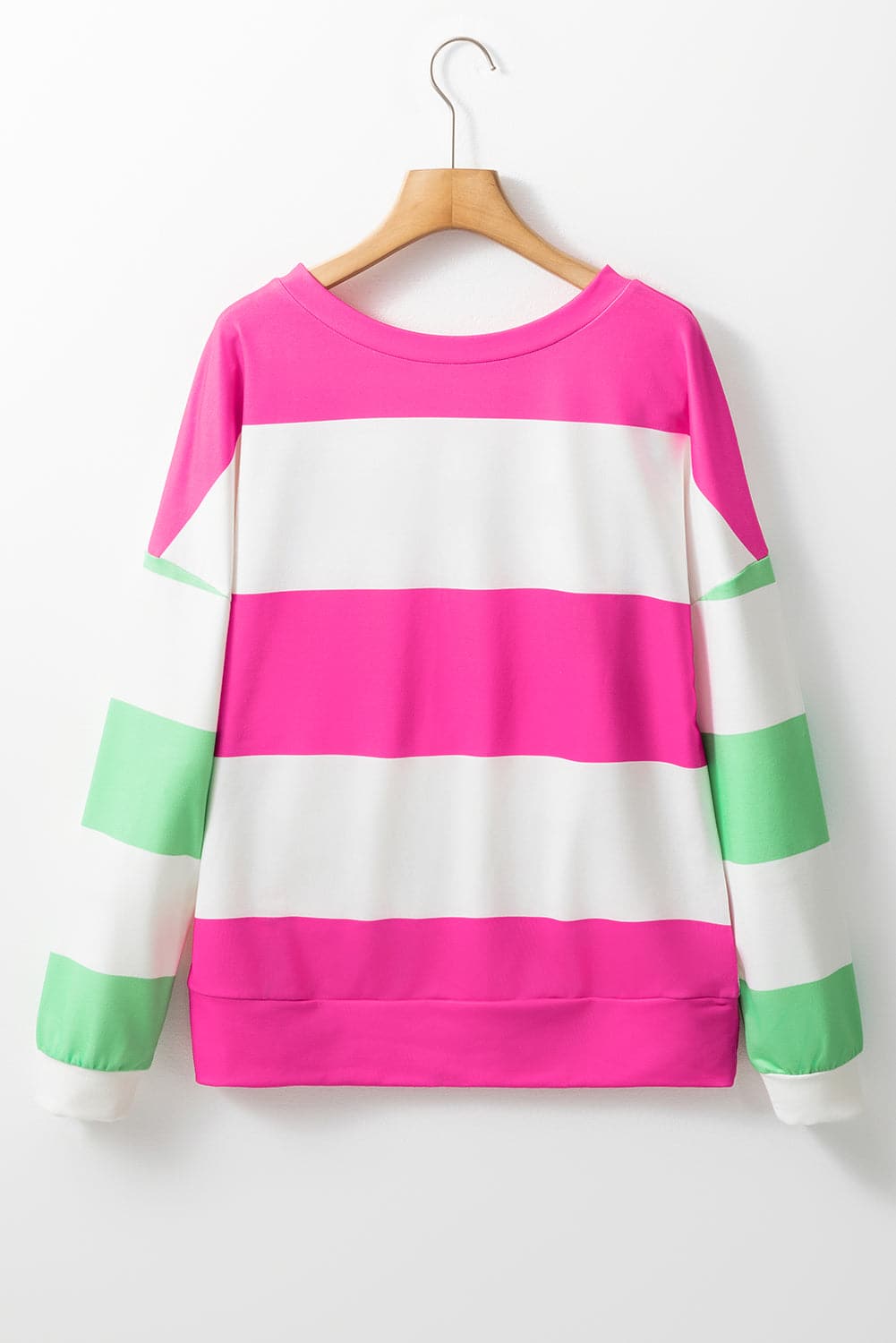 Colorful block long sleeve tee