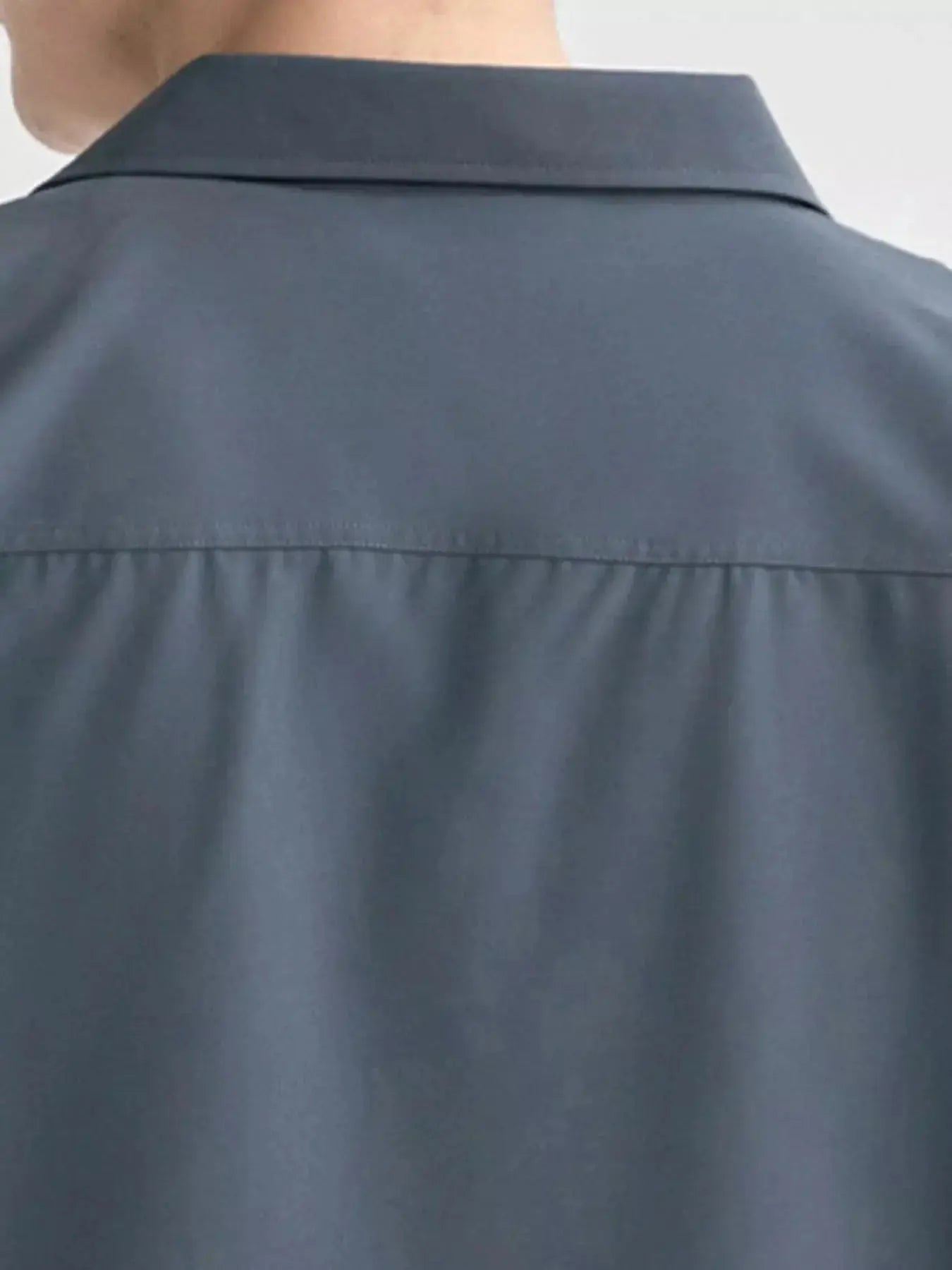 Men's Plus Size Solid Color Casual Short Sleeve Shirt Simply Love