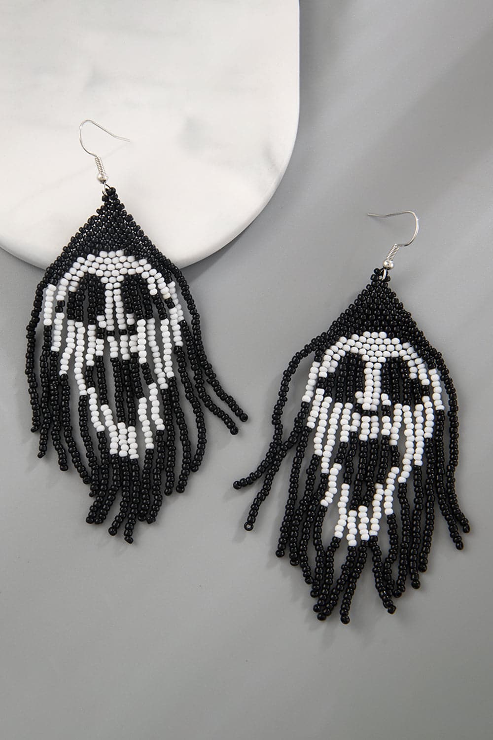 Chic beaded drop earrings