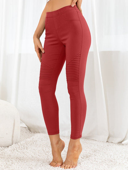 Ribbed Detail Leggings.