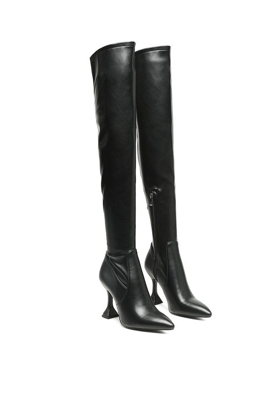 Brandy Faux Suede Over-the-Knee Boots