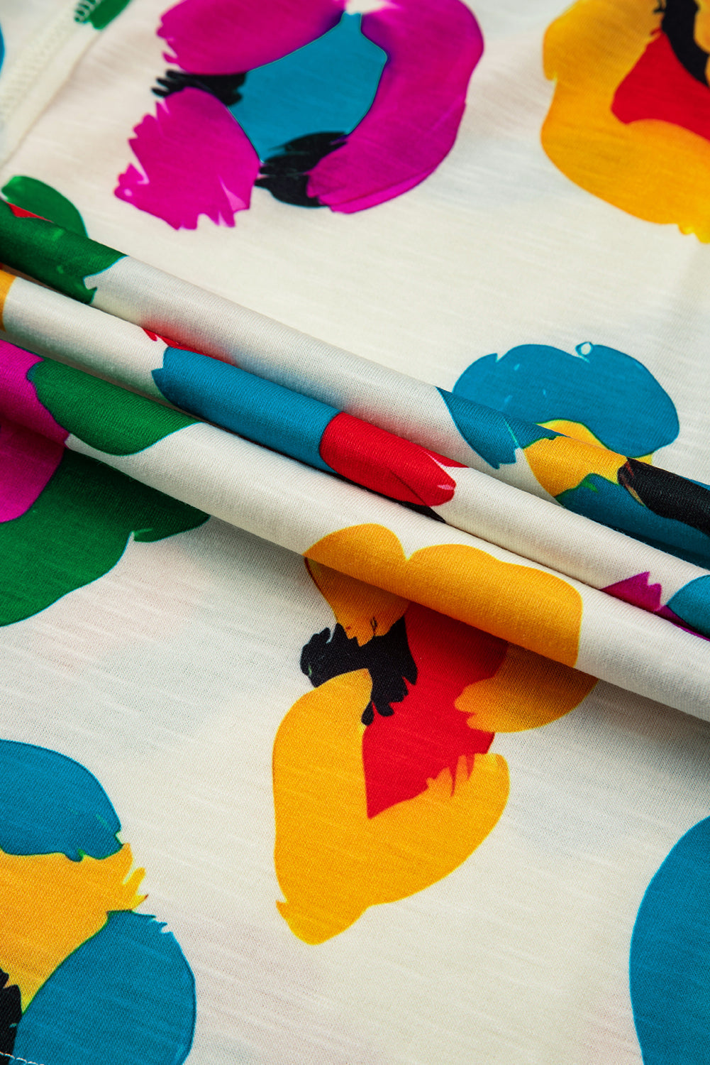 Apricot Leopard Drop Shoulder Oversize Tee - Product image 16 Tops/Tops & Tees by Divine Design4U