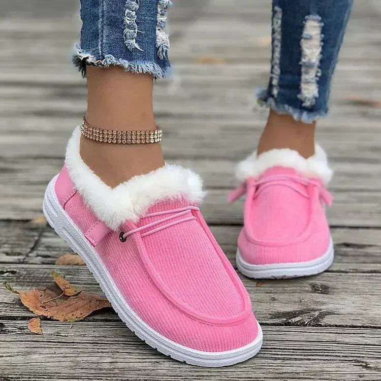 Cozy Plush-Lined Flats Slip-Ons Simply Love
