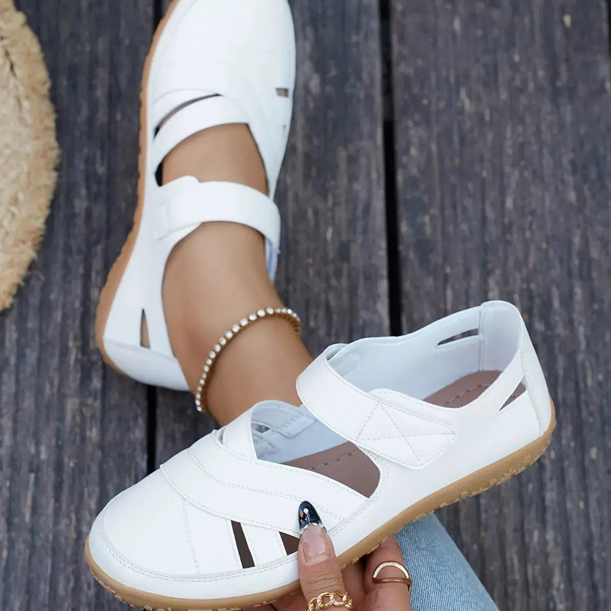 Casual Velcro Slip-Ons Simply Love