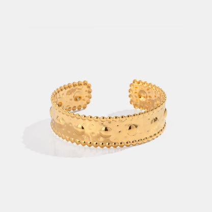 18K Gold-Plated Stainless Steel Bracelet.