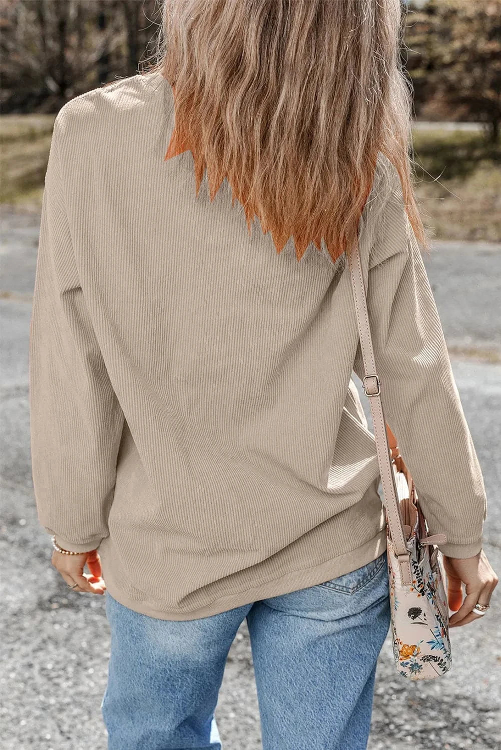 Sequin boots & stylish sweatshirt