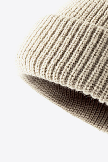 Calling For Winter Rib-Knit Beanie.