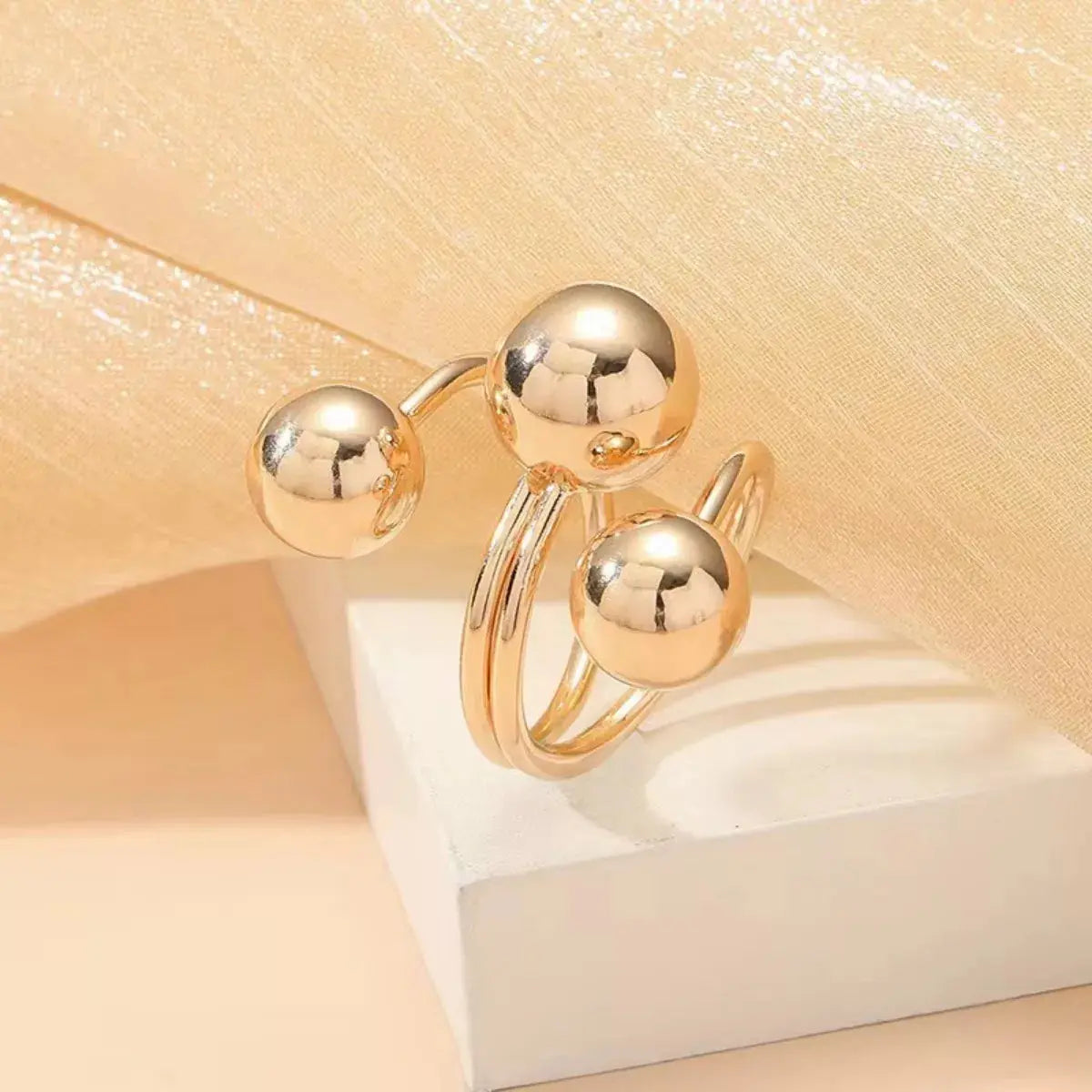Multi Layered Ball Ring Simply Love