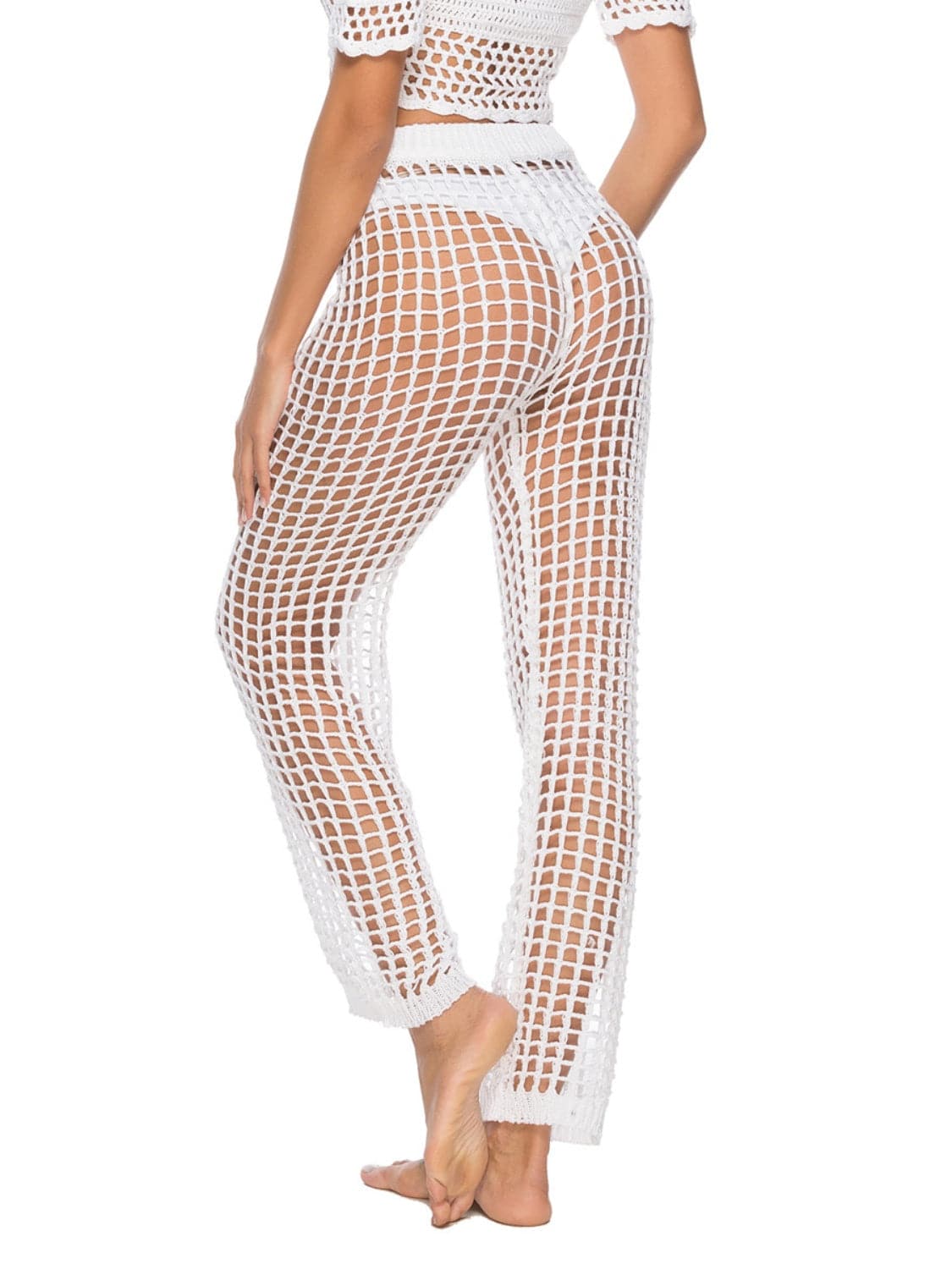 Cutout High Waist Swim Pants.